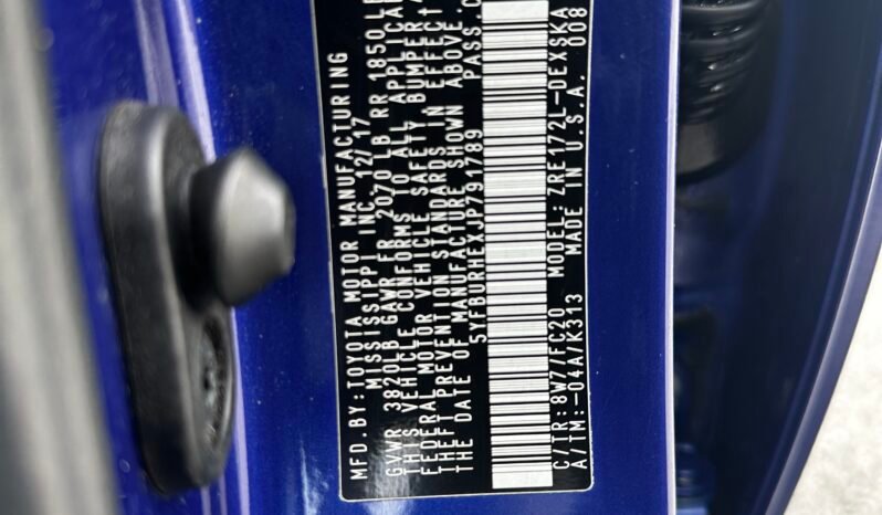 2018 Toyota Corolla SE full